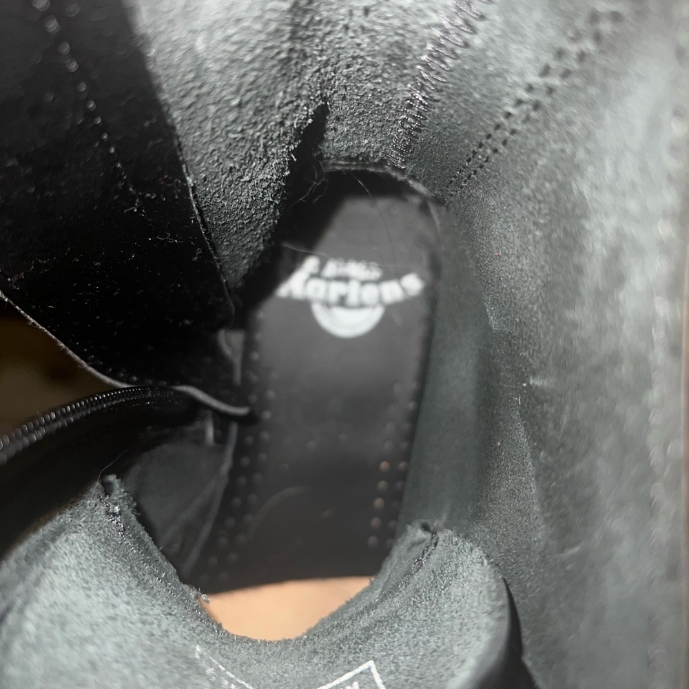 Doc Marten Air Wair Jadon Black Leather Platform Boots Women’s Size 8 - Picture 5 of 7